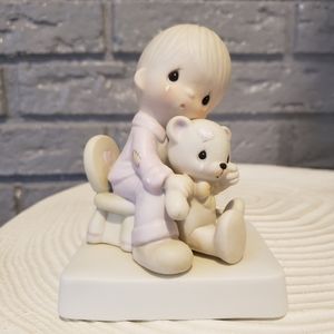 Enesco Precious Moments "Bear Ye One Another's Burdens" Collectors Figurine 1980